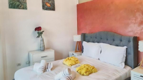 Cozy penthouse in a new business building in city center. Free private parking